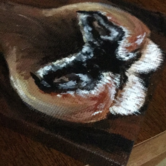 Mini art elk muzzle nose shabby chic art cabin lodge mancave decor - Picture 4 of 4